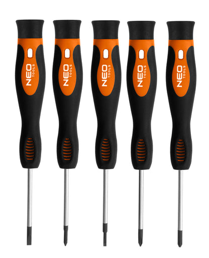 NEO TOOLS Műszerész, Precíziós Csavarhúzó készlet, PZ, TORX, 12db, műhelykocsitálcával 25 év garanciával 84-247