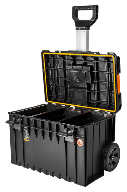 NEO TOOLS Rakásolható szerszámosláda, szerszámláda, kerekekkel, System I. 84-266