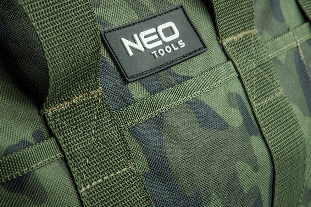 NEO TOOLS Szerszámtáska terepmintás, 40x22x33cm, 600D poliészter 84-322