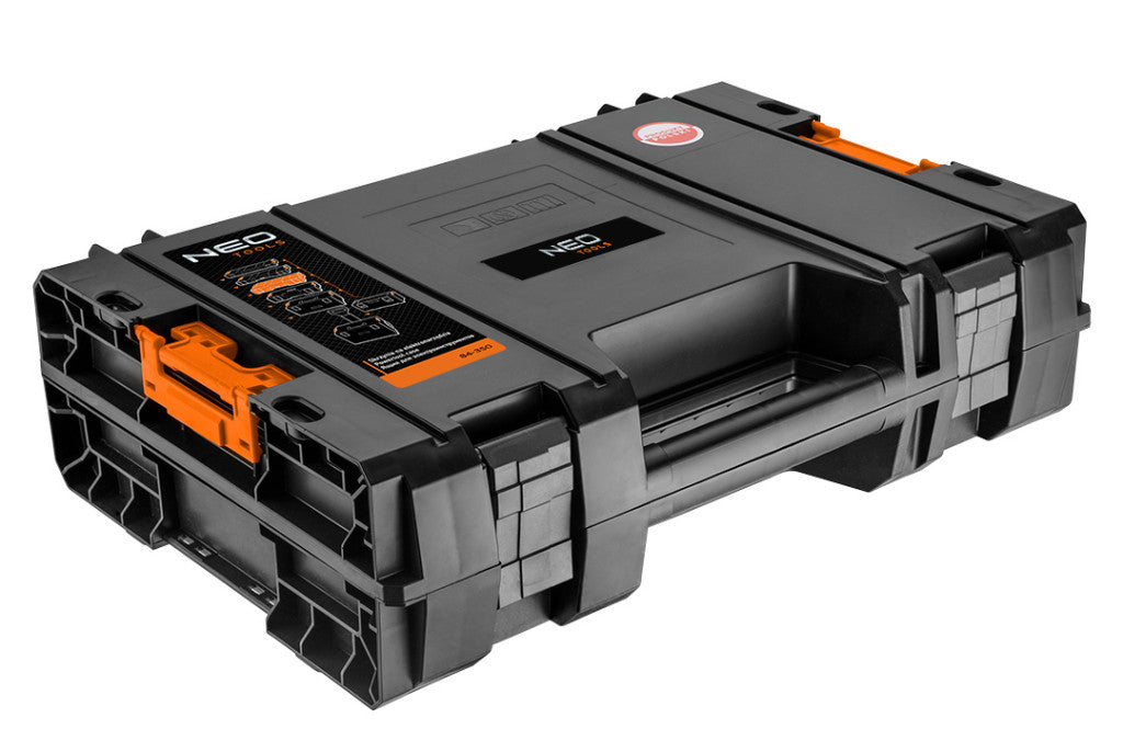 NEO TOOLS Géptartó koffer, 448 x 322 x 126mm, 11l, szivacsos, rakásolható, System I. 84-350
