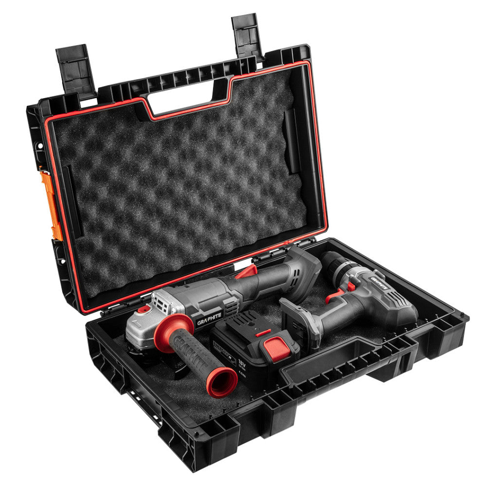 NEO TOOLS Géptartó koffer, 448 x 322 x 126mm, 11l, szivacsos, rakásolható, System I. 84-350