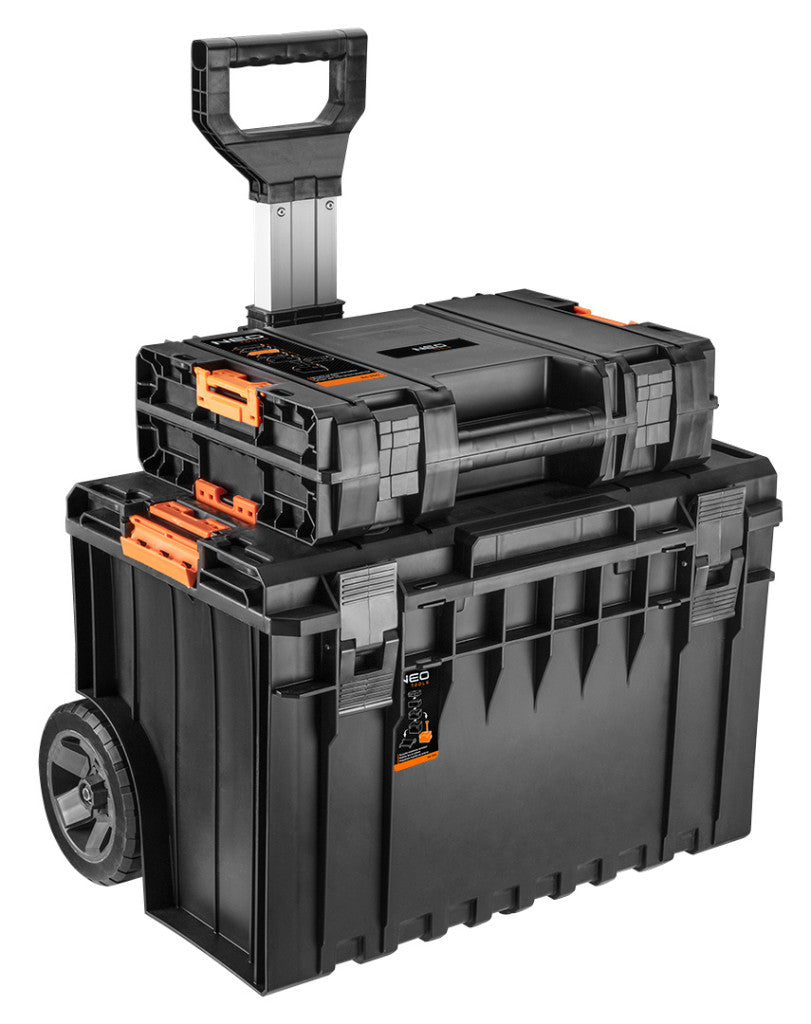 NEO TOOLS Géptartó koffer, 448 x 322 x 126mm, 11l, szivacsos, rakásolható, System I. 84-350