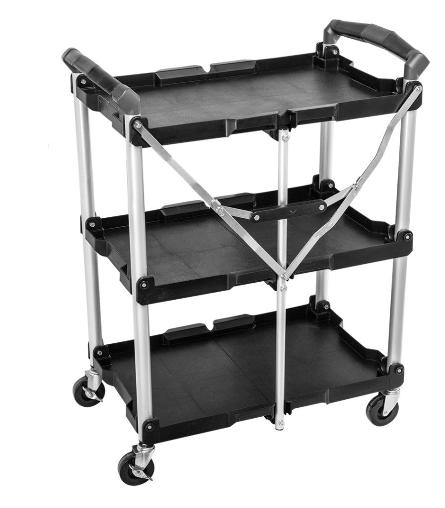 NEO TOOLS Nyitott összecsukható műhelykocsi, 83.5 x 66 x 42cm, 75kg terhelhetőség, szerszámkocsi 84-404