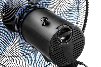 NEO TOOLS Álló ventilátor 50W, átmérő 40cm, 3 sebességfokozat, forgó, 2 in1 állitható magasság 2 év garanciával 90-001