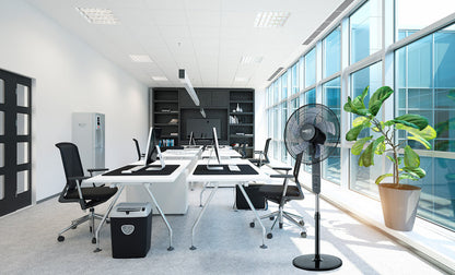 NEO TOOLS Álló ventilátor 45W, átmérő 40cm, 3 sebességfokozat, forgó, távirányitó, időzités, 3 üzemmód 2 év garanciával 90-002