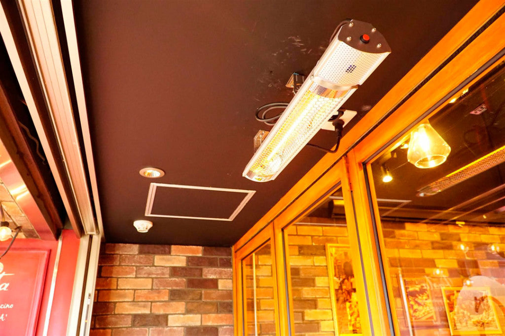 NEO TOOLS Halogén, infravörös hősugárzó 2000W, IP65, infravörös arany halogén izzó, kül és beltér, fal és menny., 18m2 2 év garanciával 90-030