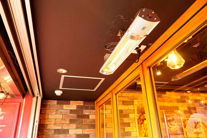 NEO TOOLS Halogén, infravörös hősugárzó 2000W, IP65, infravörös arany halogén izzó, kül és beltér, fal és menny., 18m2 2 év garanciával 90-030