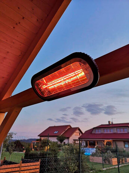 NEO TOOLS Halogén, infravörös hősugárzó 2000W, IP65, infravörös arany halogén izzó, kül és beltéri, fal és menny., 24m2-ig 2 év garanciával 90-032