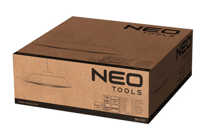 NEO TOOLS Halogén, infravörös mennyezeti hősugárzó 1500W, alumínium, IP44, kül és beltéri 2 év garanciával 90-037