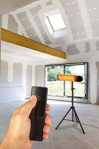 NEO TOOLS Ipari infravörös halogén hősugárzó, IP55, kültéri, 2000W, 32m2, mennyezet vagy fal 2 év garanciával 90-039