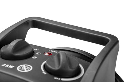 NEO TOOLS Ipari PTC Elektromos Kerámia Hősugárzó 3 kw, Két fokozat, állítható szög, levehető fogantyú, 280 m3/h 2 év garanciával 90-063