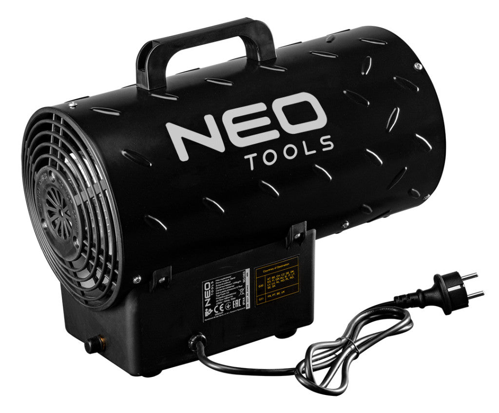 NEO TOOLS Gázos hőlégbefúvó, propán, 15kW 2 év garanciával 90-083