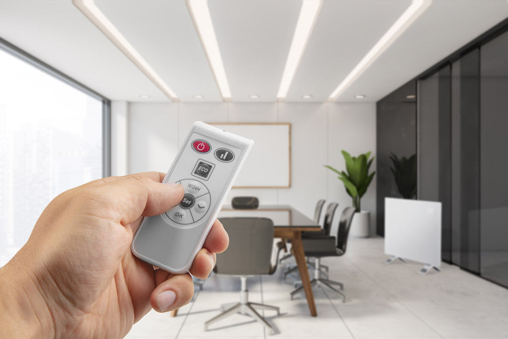 NEO TOOLS Elektromos fűtőpanel 1000W, IP24, távirányitó, heti időzités, éintőpanel 2 év garanciával 90-090