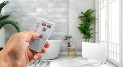 NEO TOOLS Elektromos fűtőpanel 1500W, IP24, távirányitó, heti időzités, éintőpanel 2 év garanciával 90-091