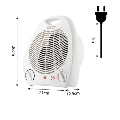 NEO TOOLS Fűtőventilátor, álló, 2 fokozatú, 1000/2000W 2 év garanciával 90-116