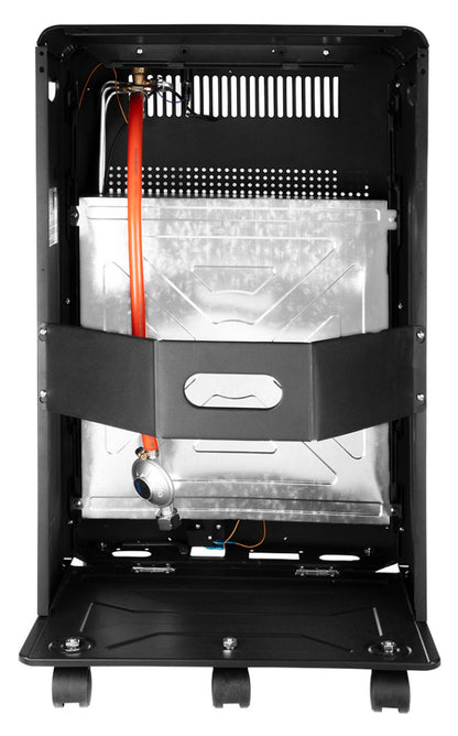 NEO TOOLS Gázkályha, kerámia betétes, 3 fokozatú,  max.4200W, gázpalack tartóval 2 év garanciával 90-118