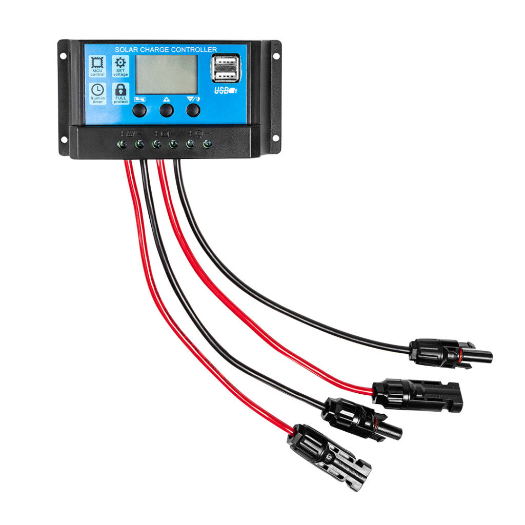 NEO TOOLS Napelemes töltésvezérlő 10A, 12/24V 90-145