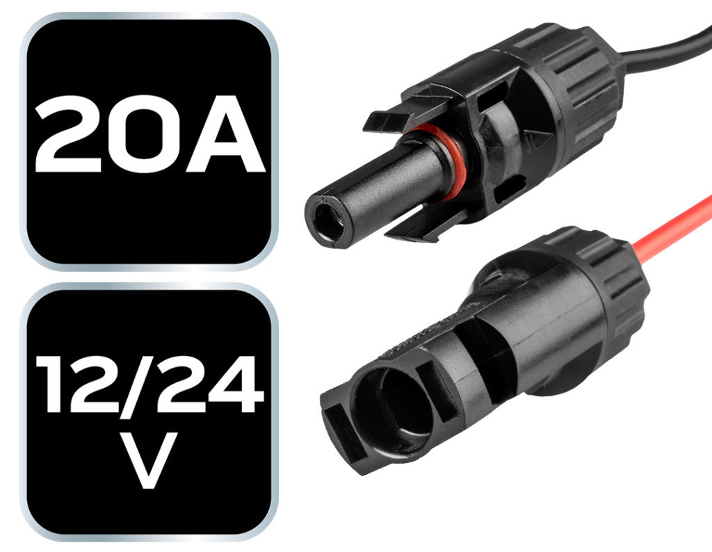 NEO TOOLS Napelemes töltésvezérlő 20A, 12/24V 90-150