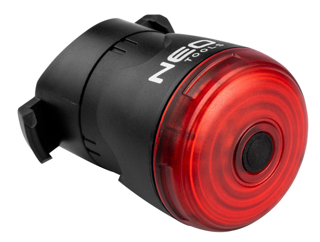 NEO TOOLS Kerékpár lámpa, hátsó, féklámpa funkcióval 91-003