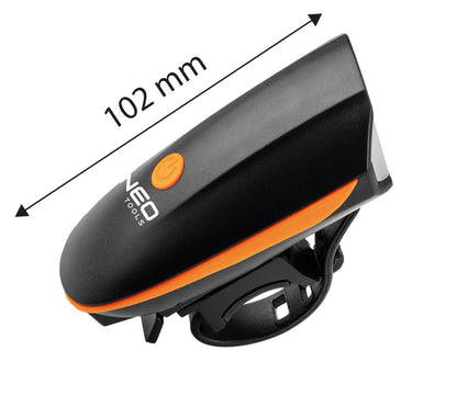 NEO TOOLS Kerékpár fényszóró, 250lm, LED akkus, 5W 91-004
