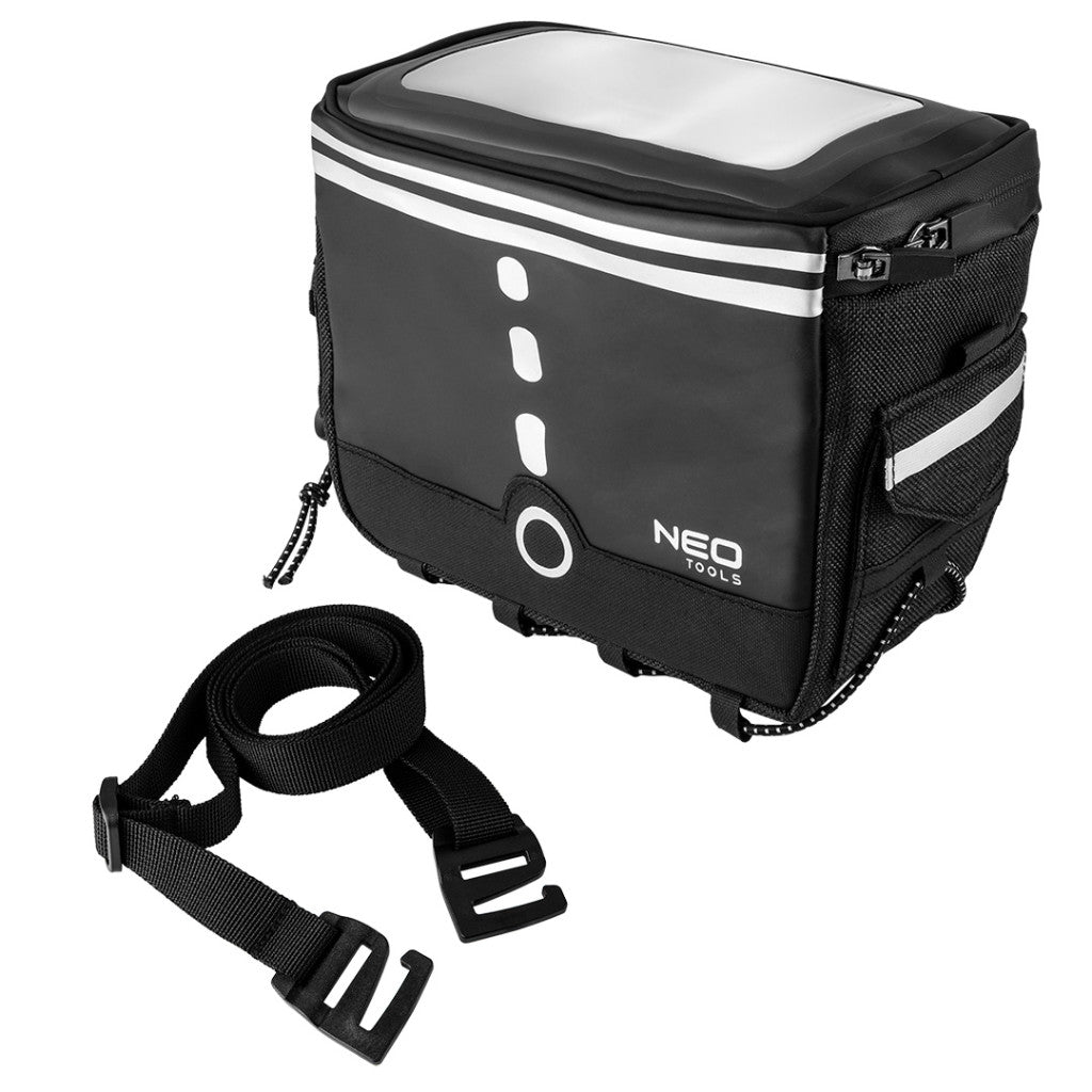 NEO TOOLS Kerékpár táska, 23x12x17cm, vízálló, kormányra 91-009