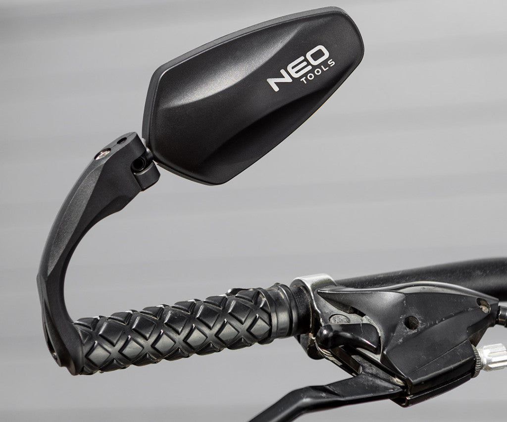 NEO TOOLS Kerékpár tükör, kormányvégbe szerelhető, akril lencsével 91-011