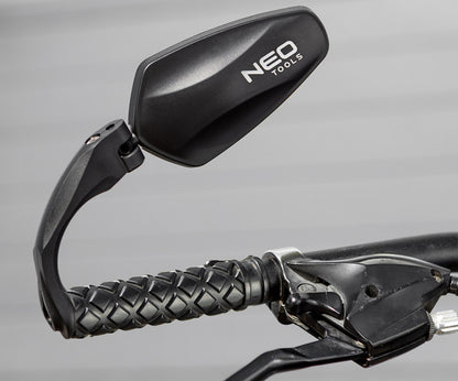 NEO TOOLS Kerékpár tükör, kormányvégbe szerelhető, akril lencsével 91-011