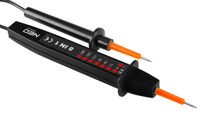 NEO TOOLS Feszültségvizsgáló, fázisceruza, 8az1ben,  AC/DC 6-380V 94-006