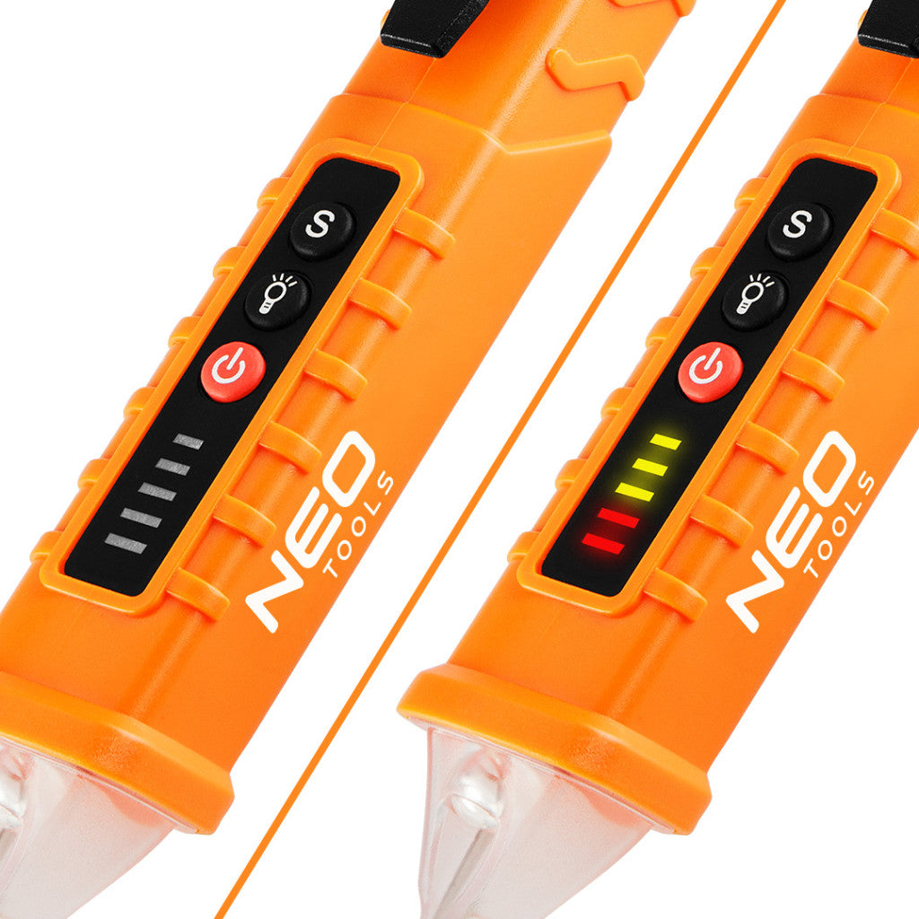 NEO TOOLS Érintés nélküli feszültségvizsgáló, fázisceruza, 12-1000V-ig 94-007