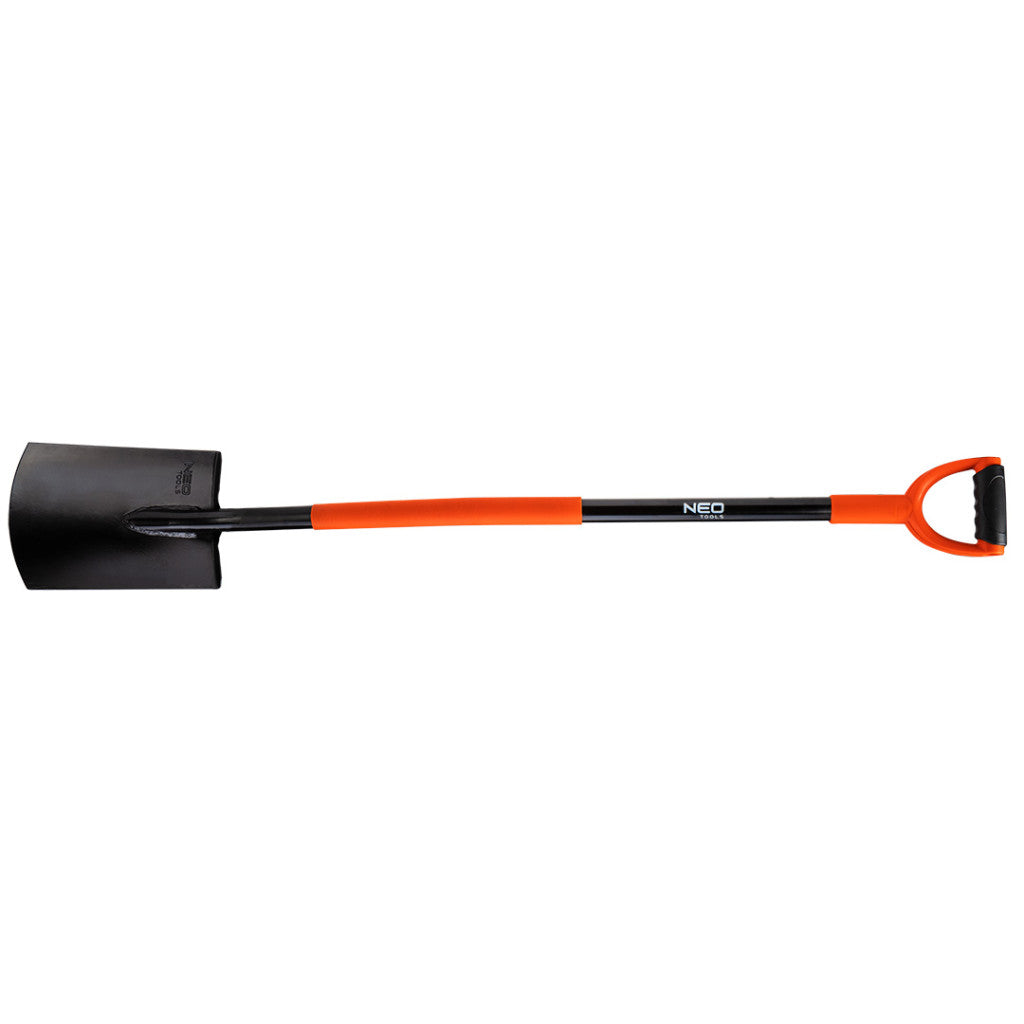 NEO TOOLS Ásólapát, fém nyél, műanyag markolat, Minimum rendelés: 4db 95-007