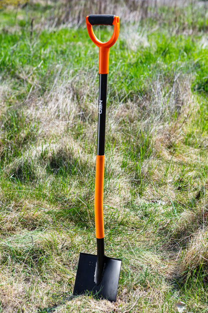 NEO TOOLS Ásólapát, fém nyél, műanyag markolat, Minimum rendelés: 4db 95-007