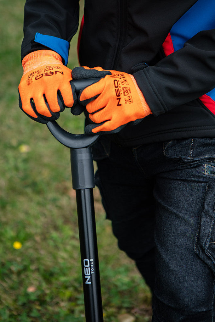NEO TOOLS Ásólapát, hegyes, fém nyél, műanyag markolat, Minimum rendelés: 4db 95-008-1
