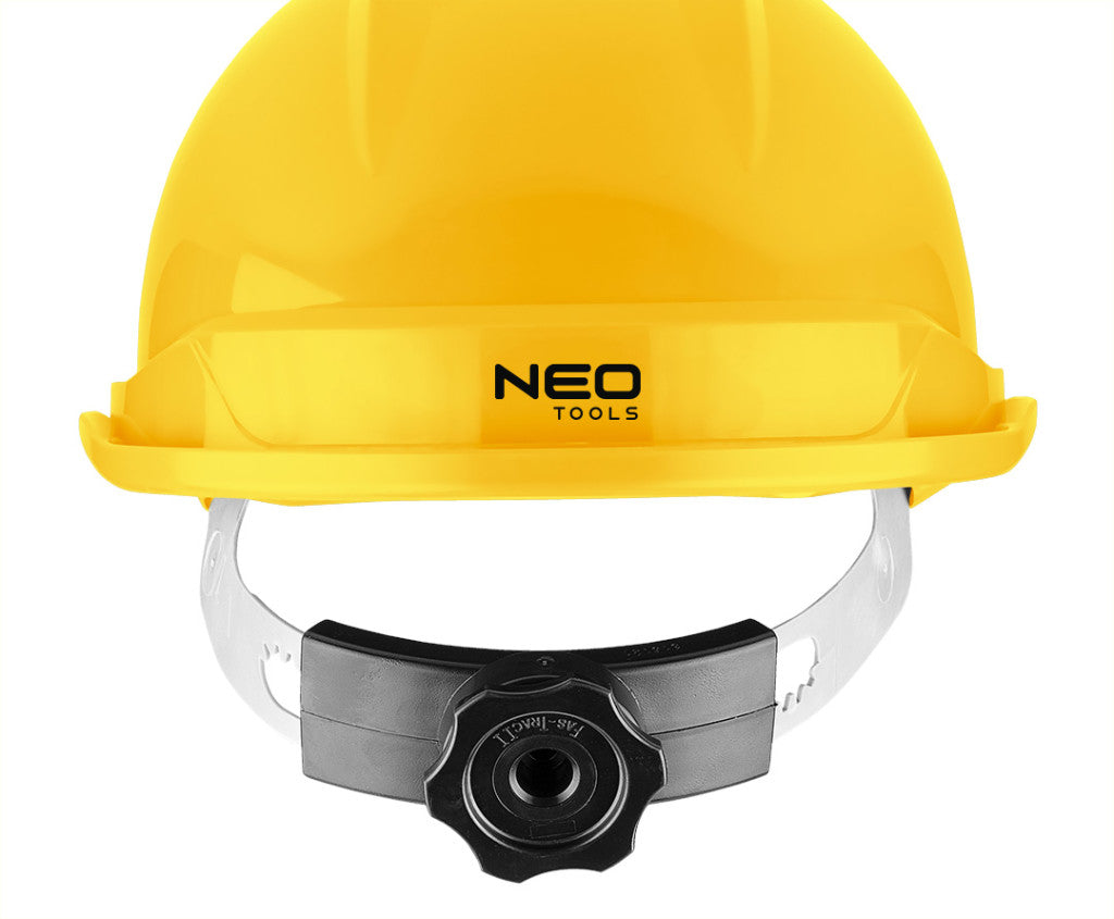 NEO TOOLS Védősisak állszíjjal, sárga 97-220
