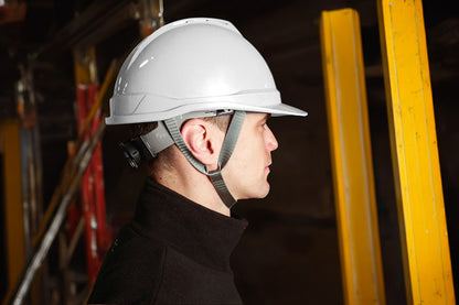 NEO TOOLS Védősisak állszíjjal, fehér 97-221