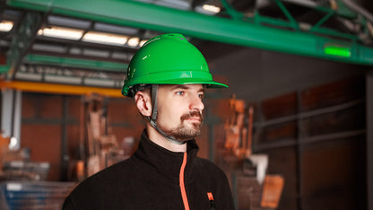 NEO TOOLS Védősisak állszíjjal, zöld 97-223