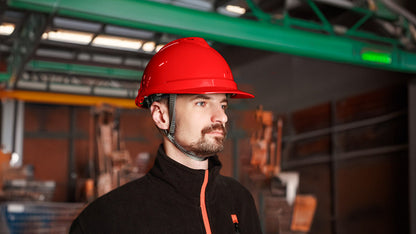 NEO TOOLS Védősisak állszíjjal, piros 97-224