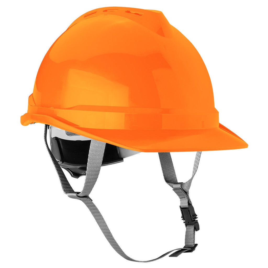 NEO TOOLS Védősisak állszíjjal, narancs 97-225
