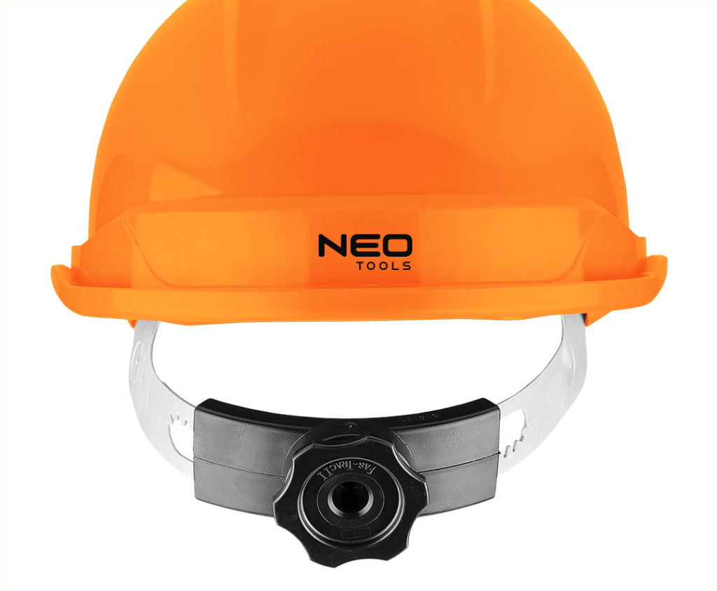NEO TOOLS Védősisak állszíjjal, narancs 97-225