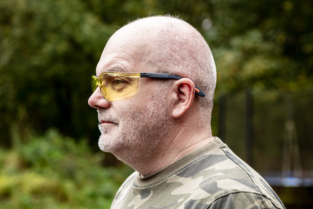 NEO TOOLS Védőszemüveg, polikarbonát, sárga lencse, állítható keret 97-501