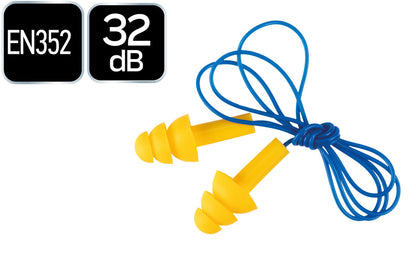 NEO TOOLS Füldugó, zsinórral, 32dB, műanyag tárolódobozzal 97-554