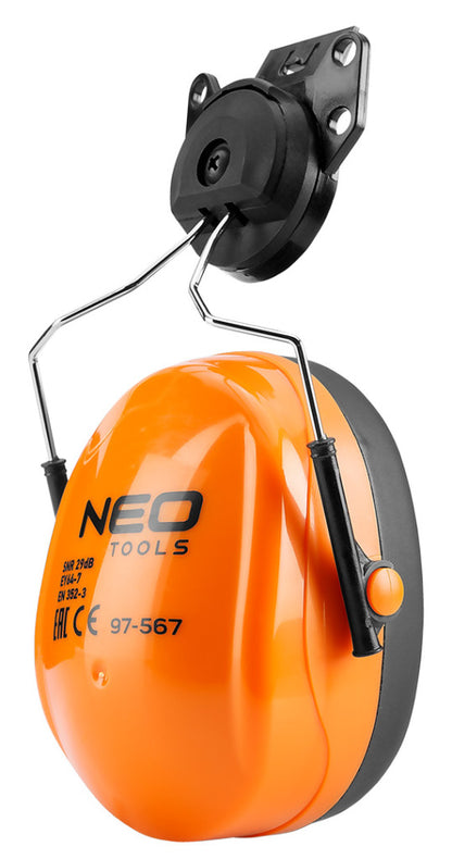 NEO TOOLS Fülvédő, sisakra szerelhető, SNR 29db, CE 97-567