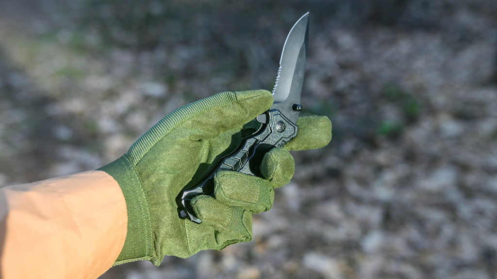 NEO TOOLS Munkakesztyű, taktikai kesztyű, szintetikus bőr, 8-as 97-608-8