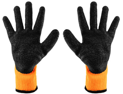NEO TOOLS Munkakesztyű, hőszigetelt, latex bevonatú poliészter, 2242X, 8" 97-612-8