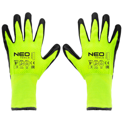 NEO TOOLS Munkakesztyű, hőszigetelt, latex bevonatú akril anyag, 4142X, 9" 97-613-9