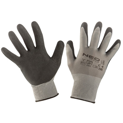 NEO TOOLS Munkakesztyű, latexbevonatú nylon, 3141X,11" 97-617-11