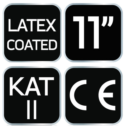 NEO TOOLS Munkakesztyű, latexbevonatú nylon, 3141X,11" 97-617-11