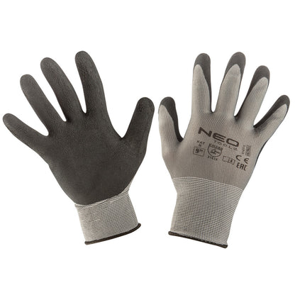 NEO TOOLS Munkakesztyű, latexbevonatú nylon, 3141X, 9" 97-617-9