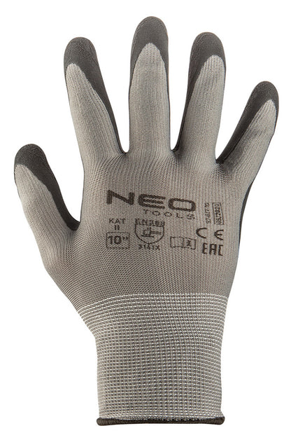 NEO TOOLS Munkakesztyű, latexbevonatú nylon, 3141X, 9" 97-617-9