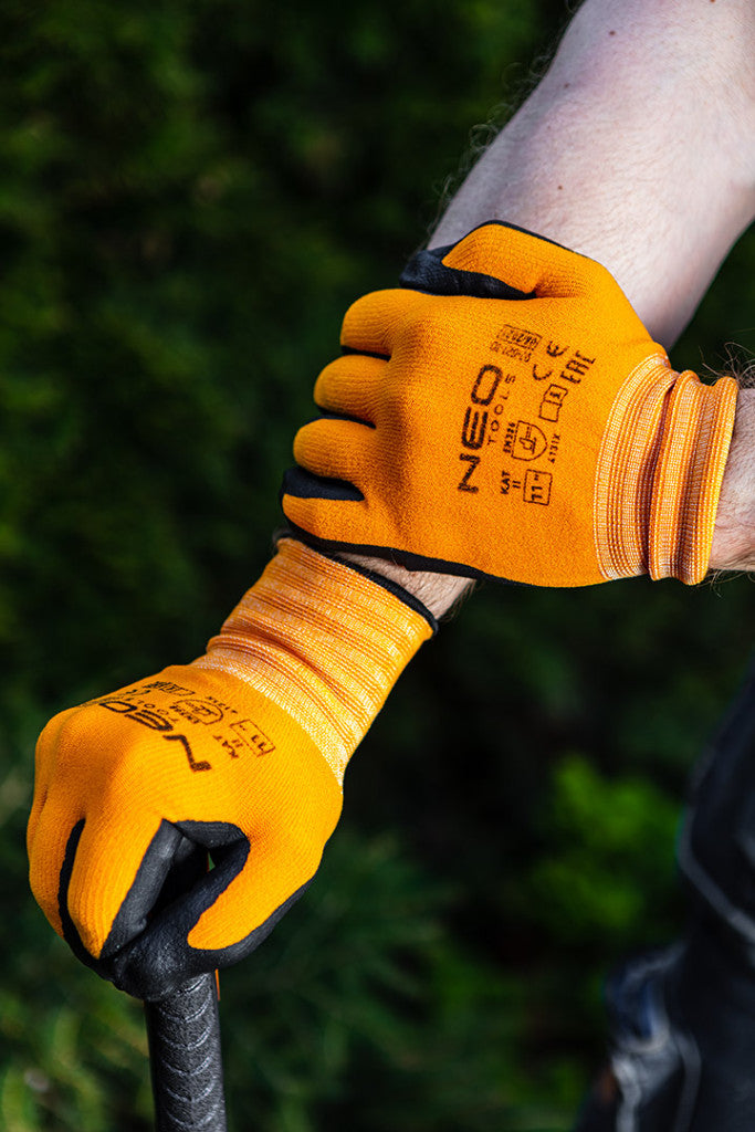 NEO TOOLS Munkakesztyű, nylon, csúszásgátló pöttyökkel, 4131X, 11" 97-621-11