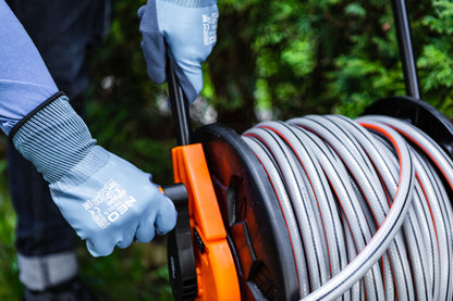 NEO TOOLS Munkakesztyű, latexbevonatú poliészter(2 rétegű), 3141X, 8" 97-643-8